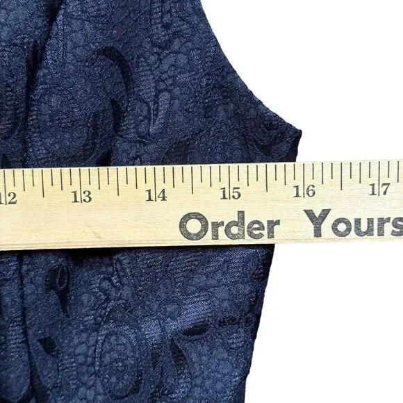 Max & Cleo Navy Blue Floral Dress - Picture 4 of 14